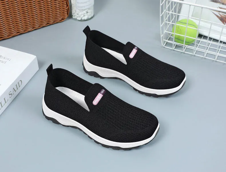 Classic Knitted Slip-On Sneakers for Effortless Casual Style
