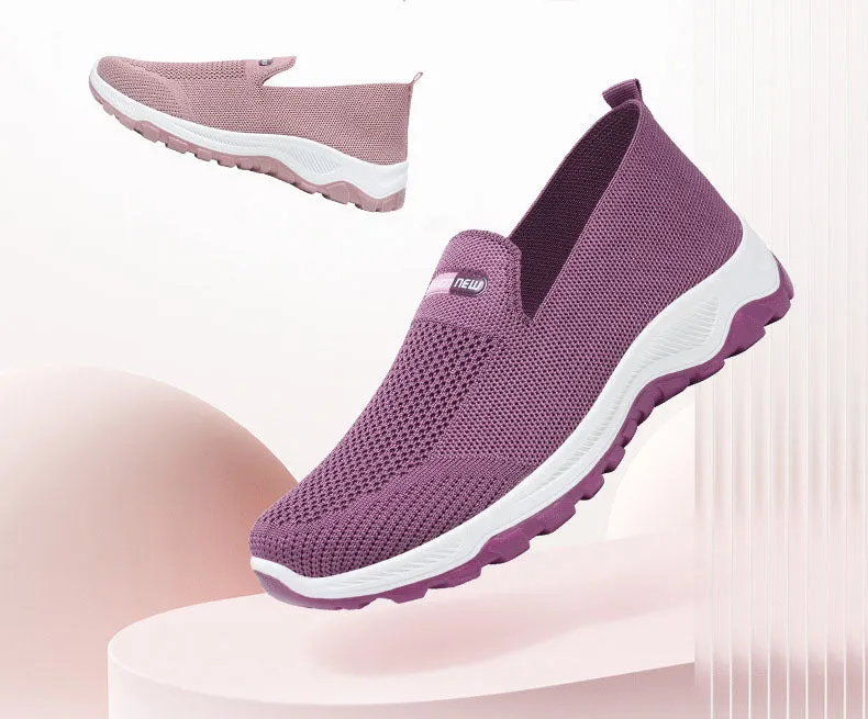 Classic Knitted Slip-On Sneakers for Effortless Casual Style