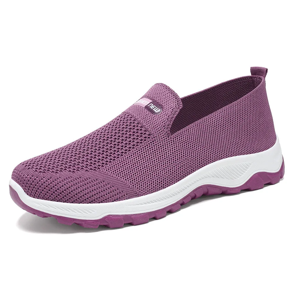 Classic Knitted Slip-On Sneakers for Effortless Casual Style