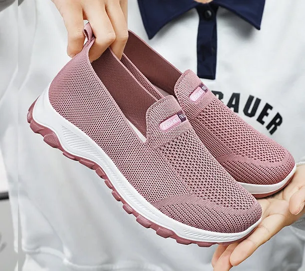 Classic Knitted Slip-On Sneakers for Effortless Casual Style