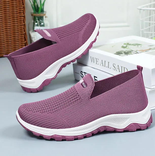 Classic Knitted Slip-On Sneakers for Effortless Casual Style