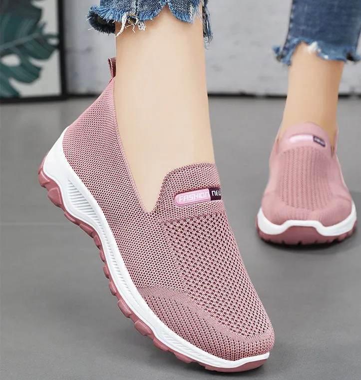 Classic Knitted Slip-On Sneakers for Effortless Casual Style