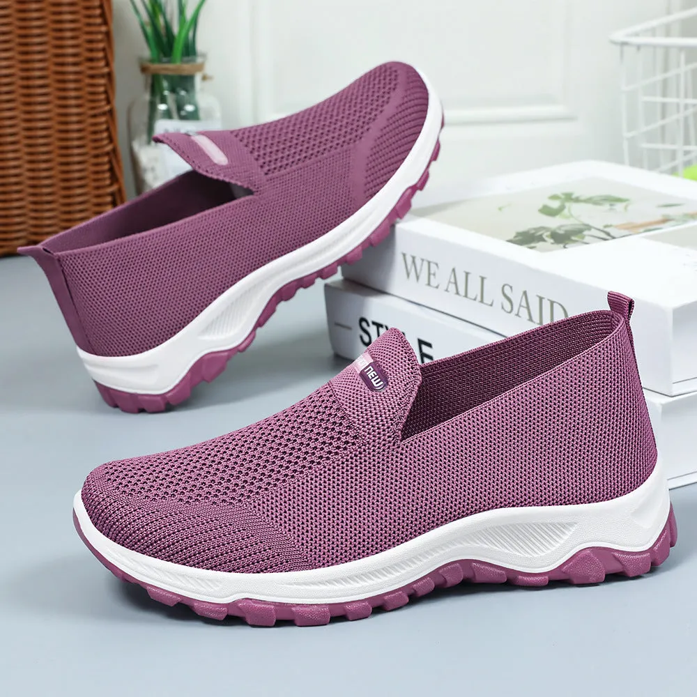 Classic Knitted Slip-On Sneakers for Effortless Casual Style