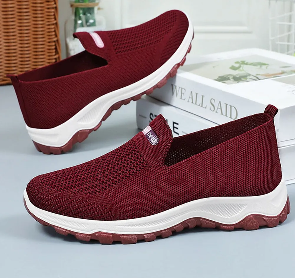 Classic Knitted Slip-On Sneakers for Effortless Casual Style