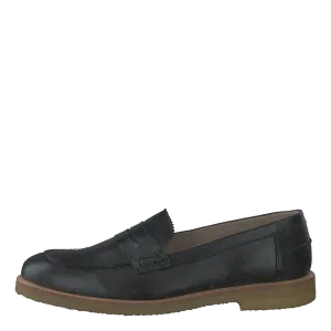 Classic Loafer With Soft Heelc Black
