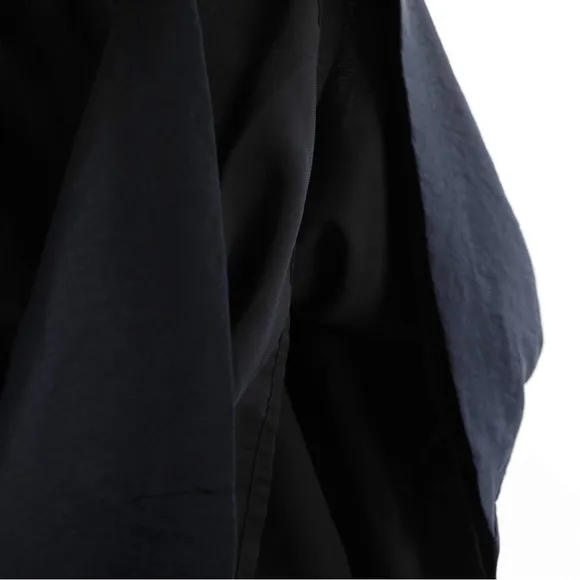 Club Monaco black mini paper bag skirt stretch waist satin versatile M 8 casual