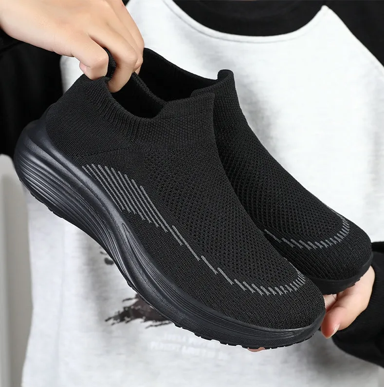 Comfortable and Breathable Minimalist Slip-On Sneakers for Women