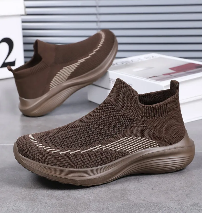 Comfortable and Breathable Minimalist Slip-On Sneakers for Women