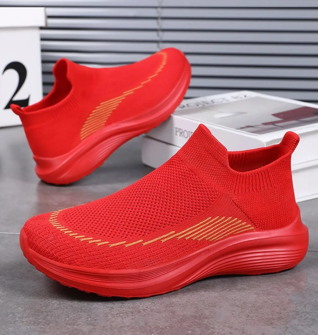 Comfortable and Breathable Minimalist Slip-On Sneakers for Women