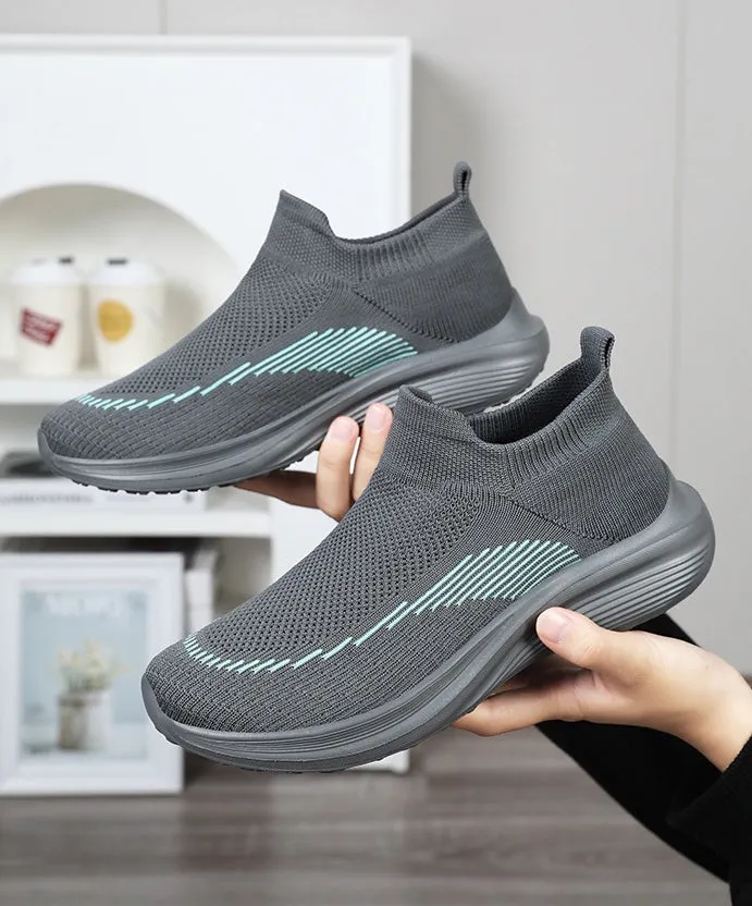 Comfortable and Breathable Minimalist Slip-On Sneakers for Women