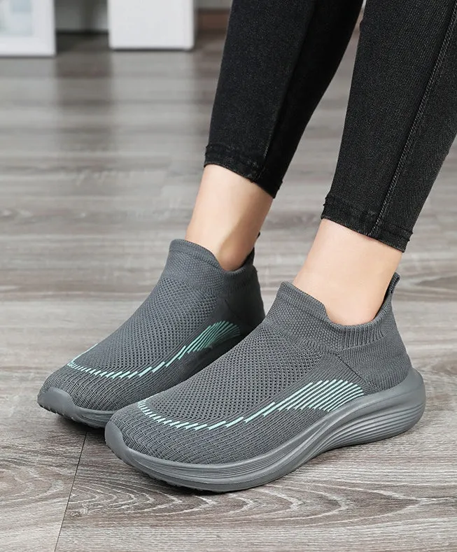 Comfortable and Breathable Minimalist Slip-On Sneakers for Women