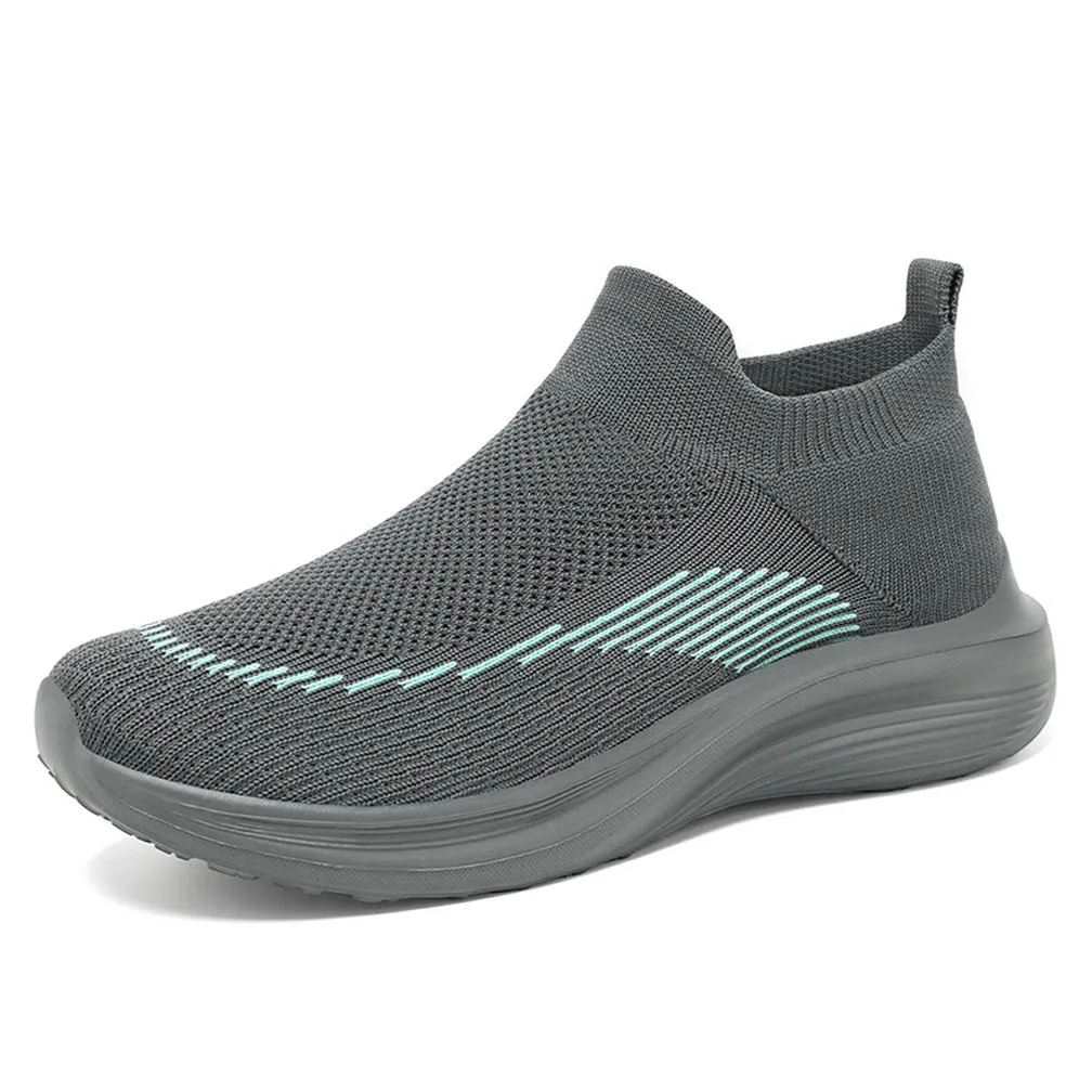 Comfortable and Breathable Minimalist Slip-On Sneakers for Women