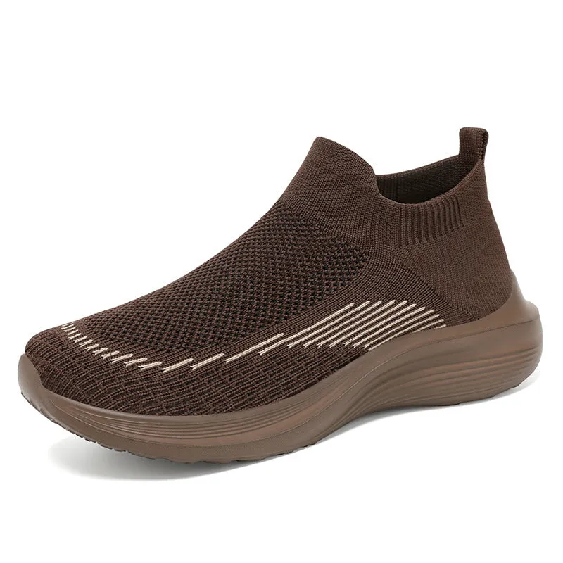 Comfortable and Breathable Minimalist Slip-On Sneakers for Women