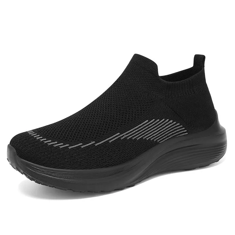 Comfortable and Breathable Minimalist Slip-On Sneakers for Women