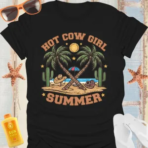 Cowgirl Summer Tshirt Beach Western Adventure Vibes