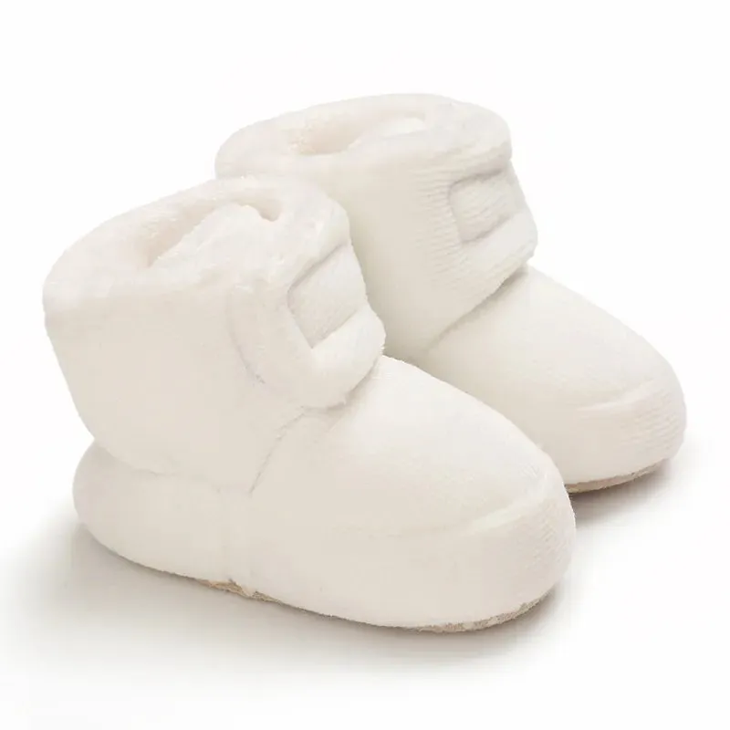 Cream Baby High Boots