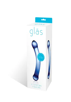 Curved G-Spot 6&quot; Glass Dildo
