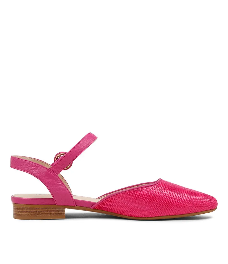 Diana Ferrari - Drias Fuchsia Woven, Leather