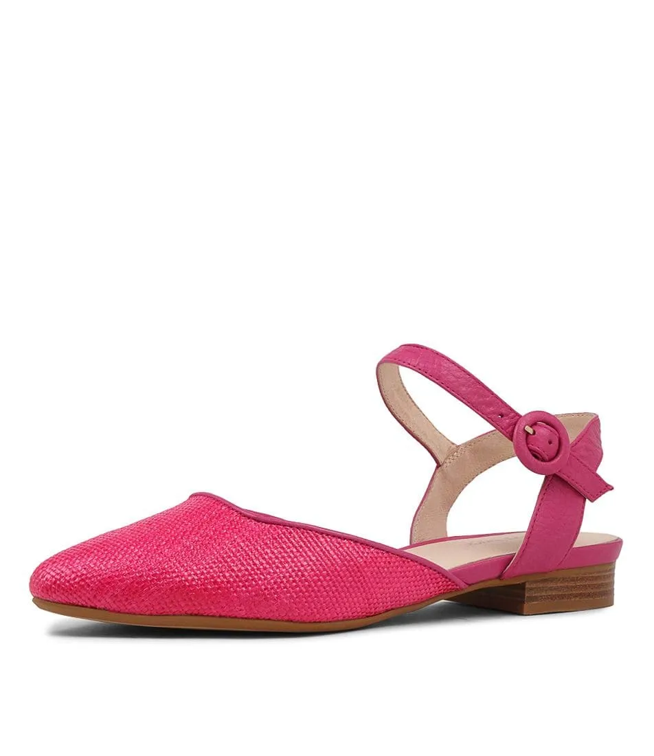 Diana Ferrari - Drias Fuchsia Woven, Leather