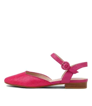 Diana Ferrari - Drias Fuchsia Woven, Leather