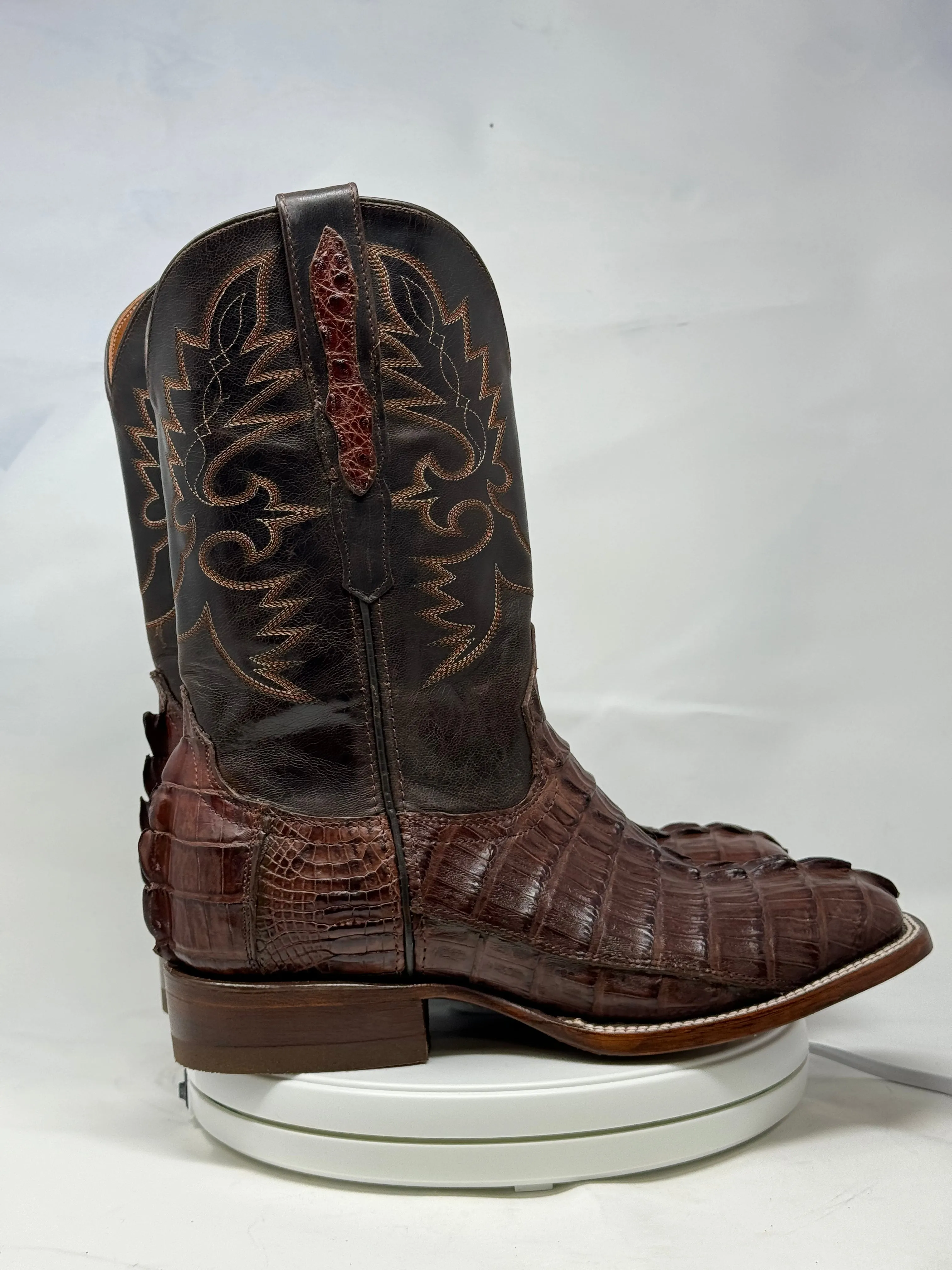 DJ2023 | Don Juan Boots Men's Caiman Tail Cigar H Toe