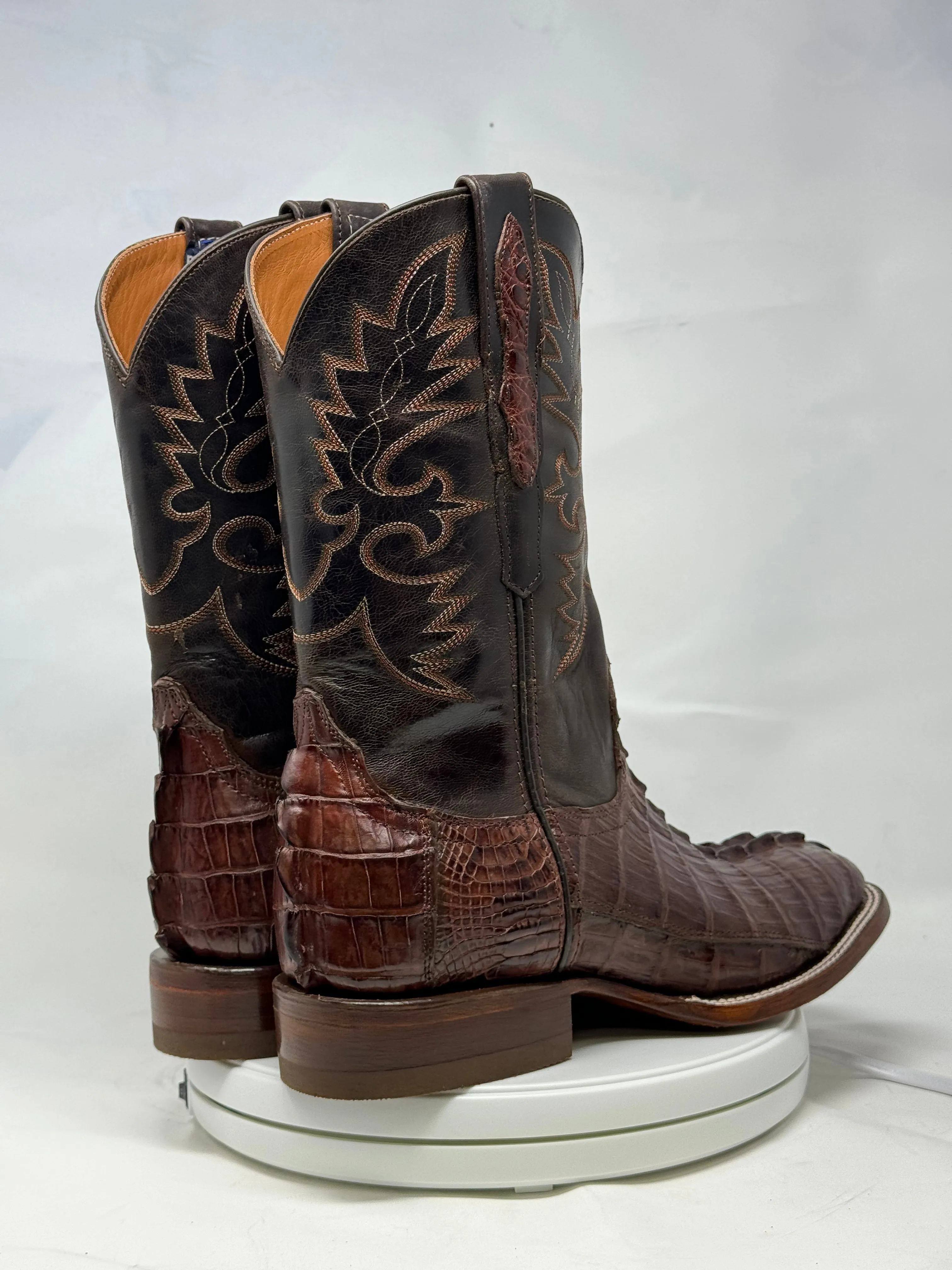 DJ2023 | Don Juan Boots Men's Caiman Tail Cigar H Toe