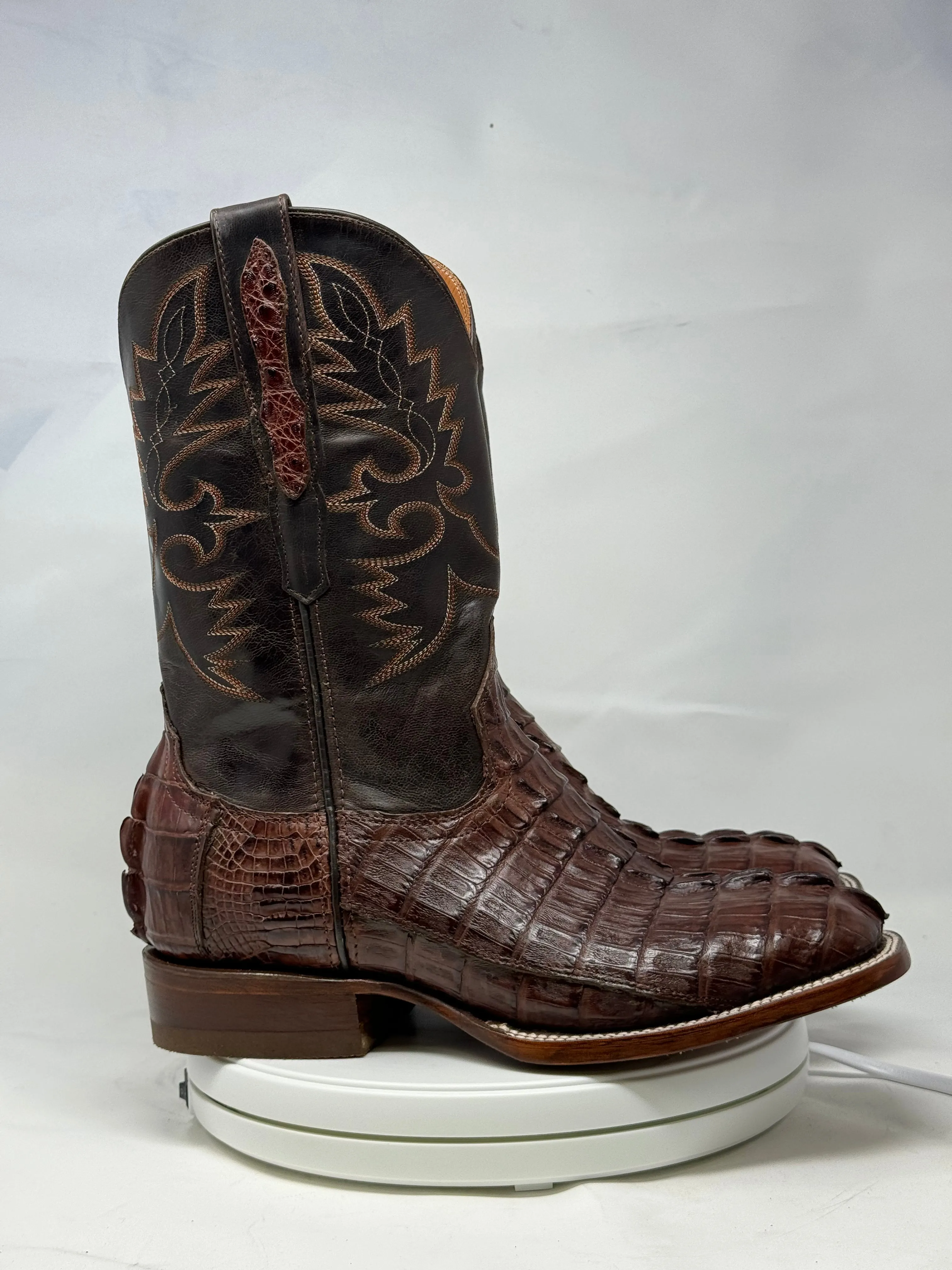 DJ2023 | Don Juan Boots Men's Caiman Tail Cigar H Toe