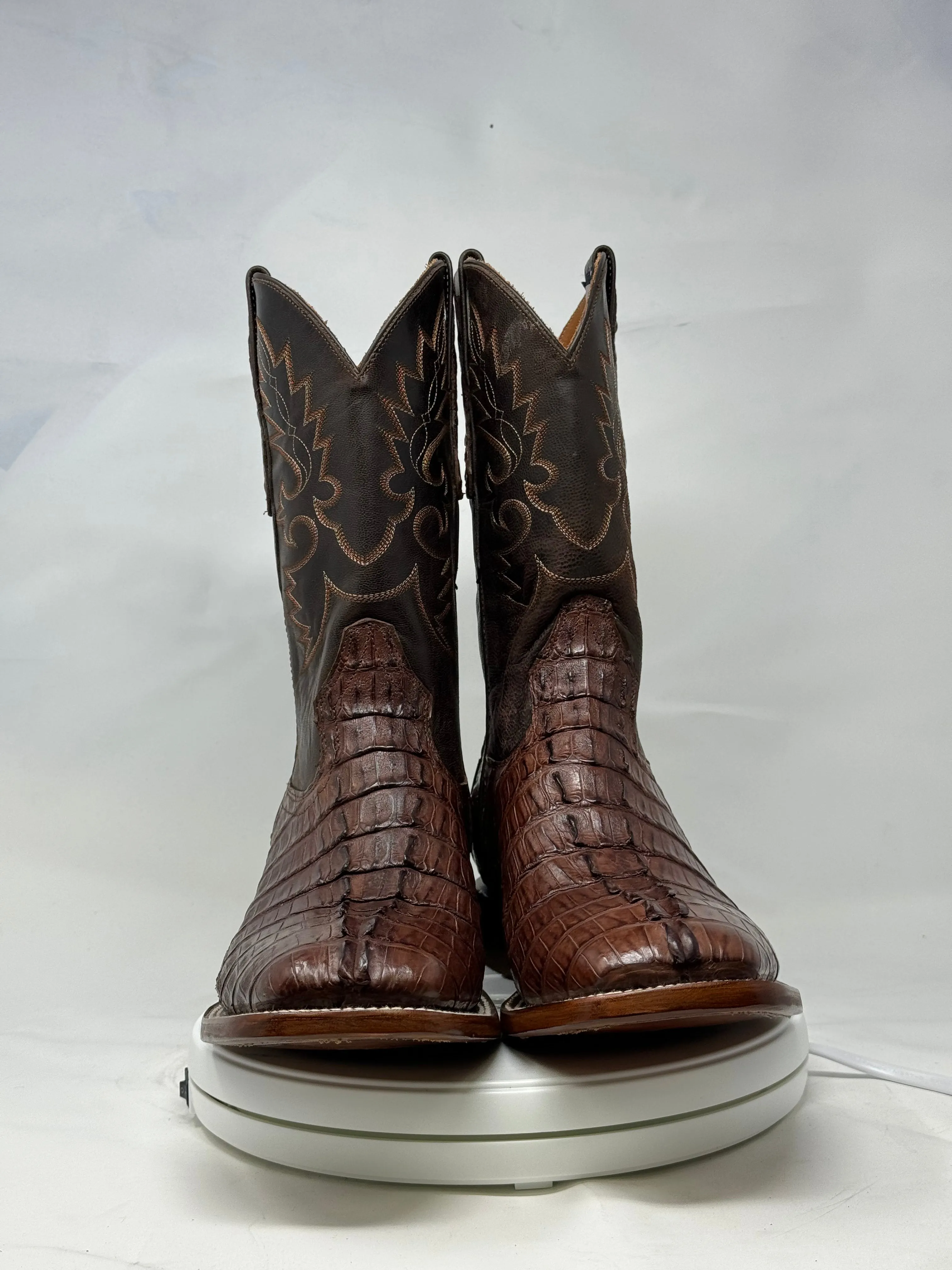 DJ2023 | Don Juan Boots Men's Caiman Tail Cigar H Toe