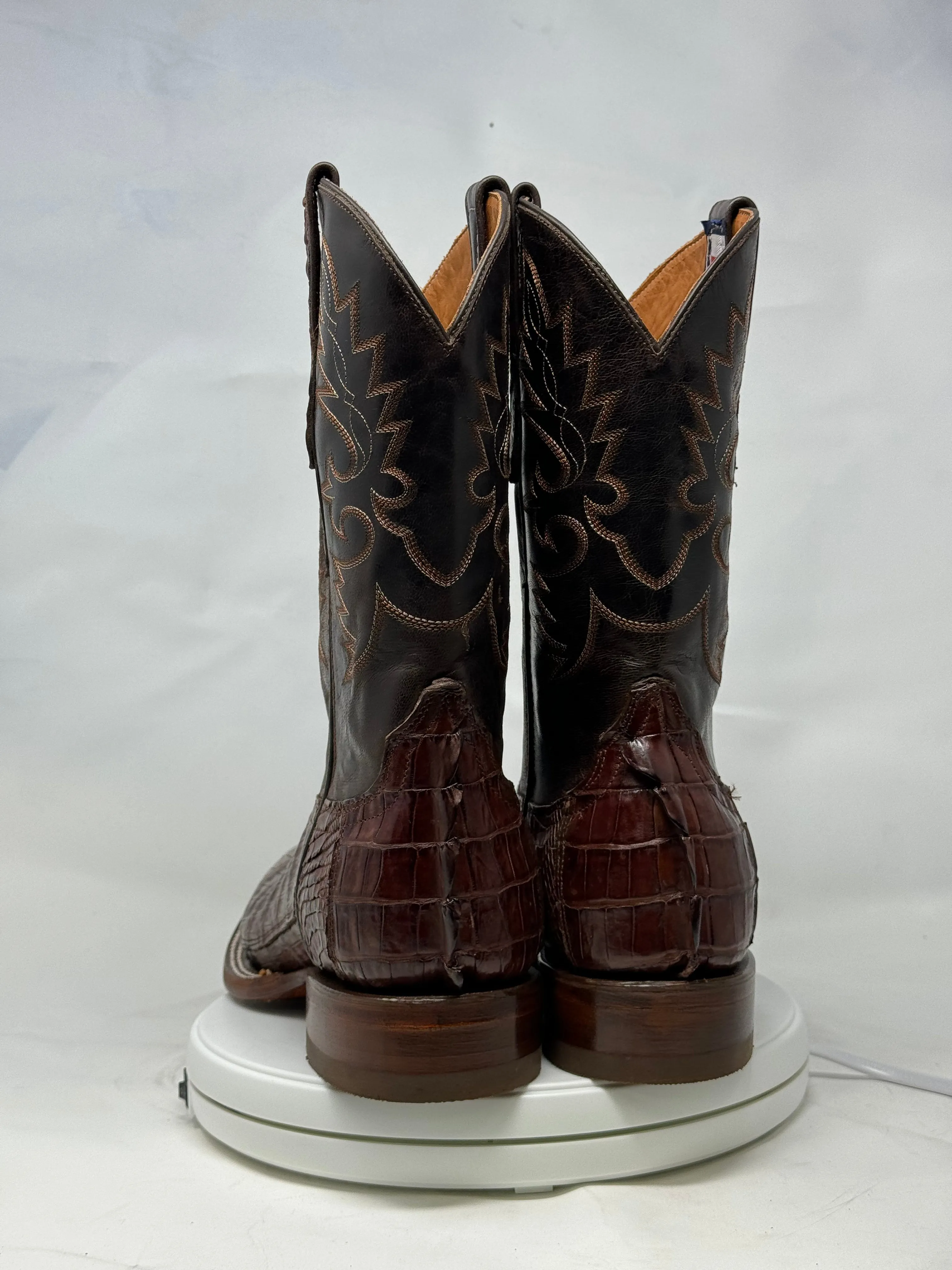 DJ2023 | Don Juan Boots Men's Caiman Tail Cigar H Toe