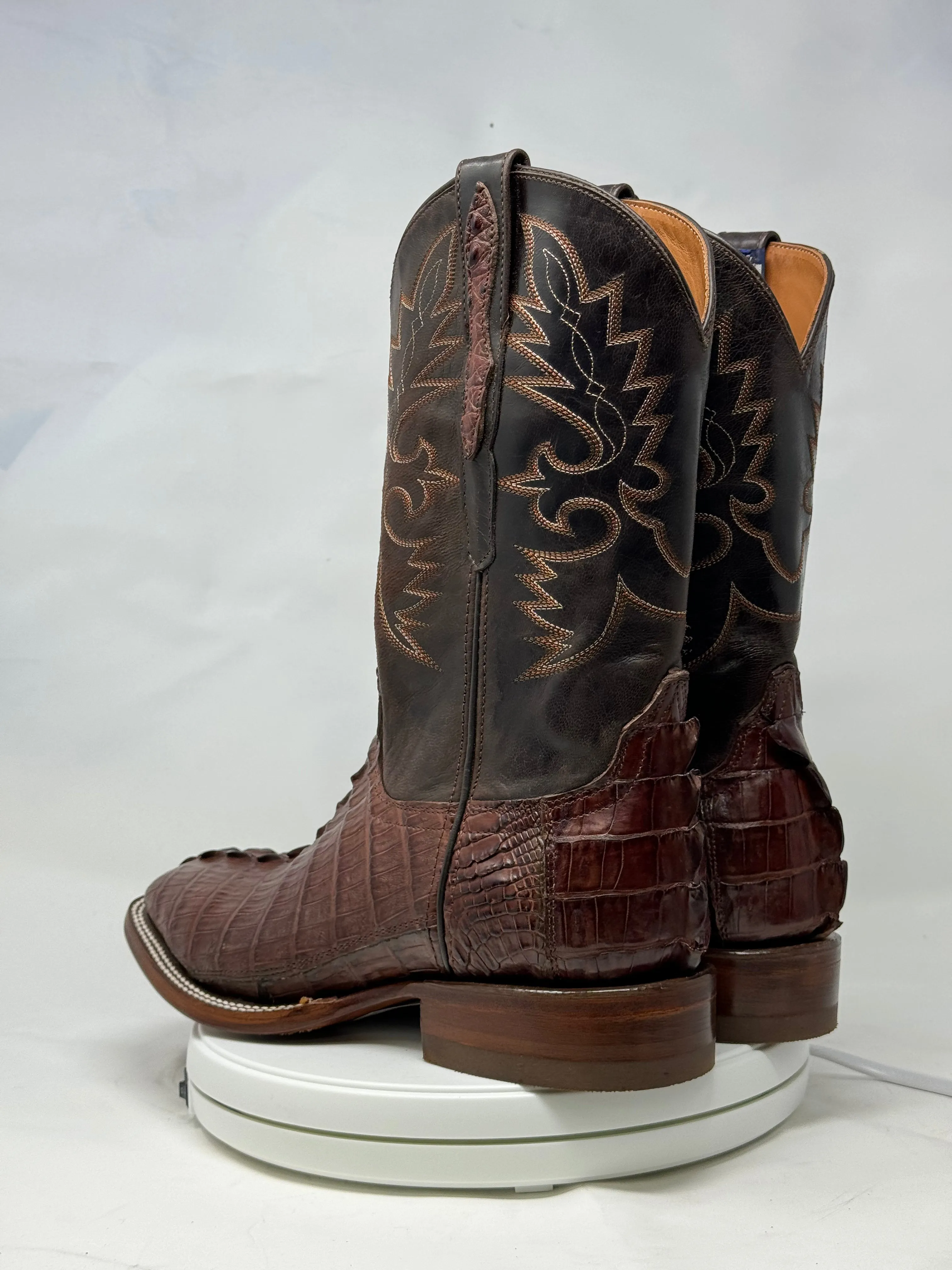 DJ2023 | Don Juan Boots Men's Caiman Tail Cigar H Toe