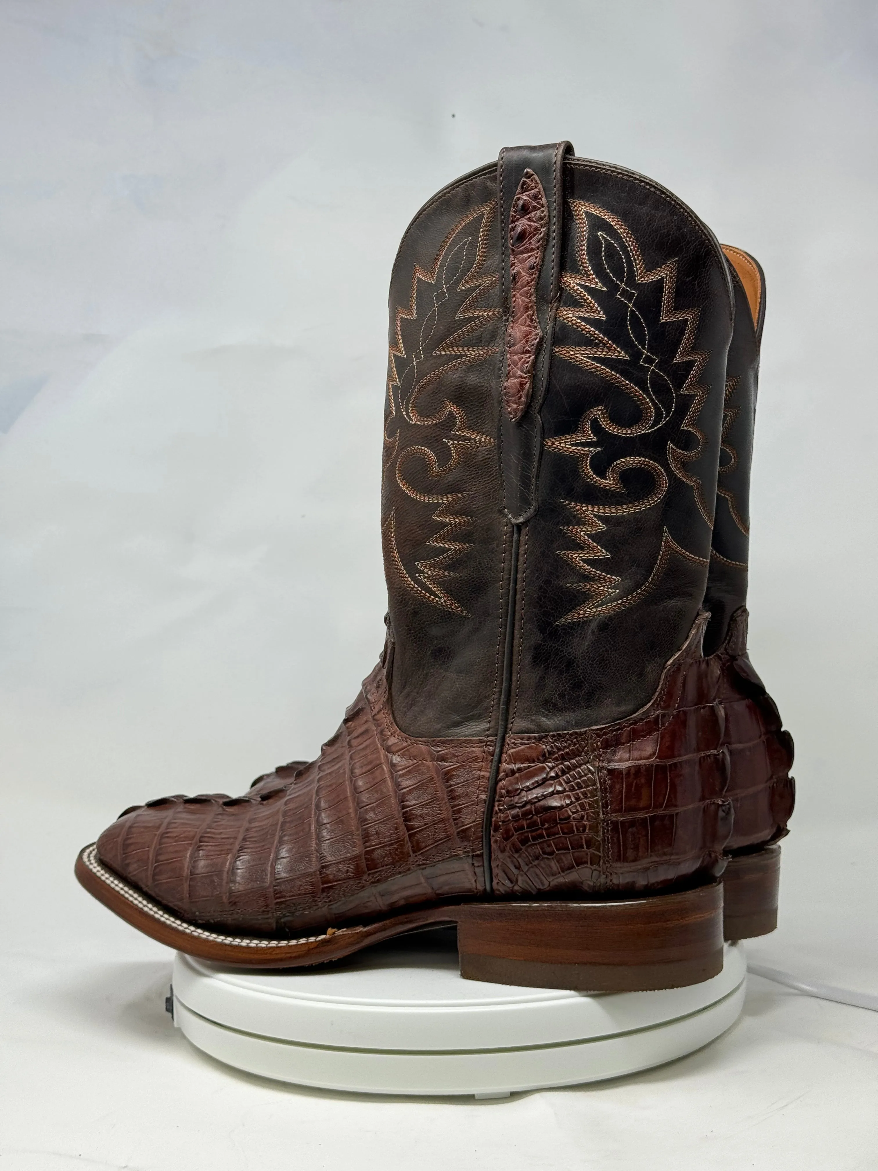 DJ2023 | Don Juan Boots Men's Caiman Tail Cigar H Toe