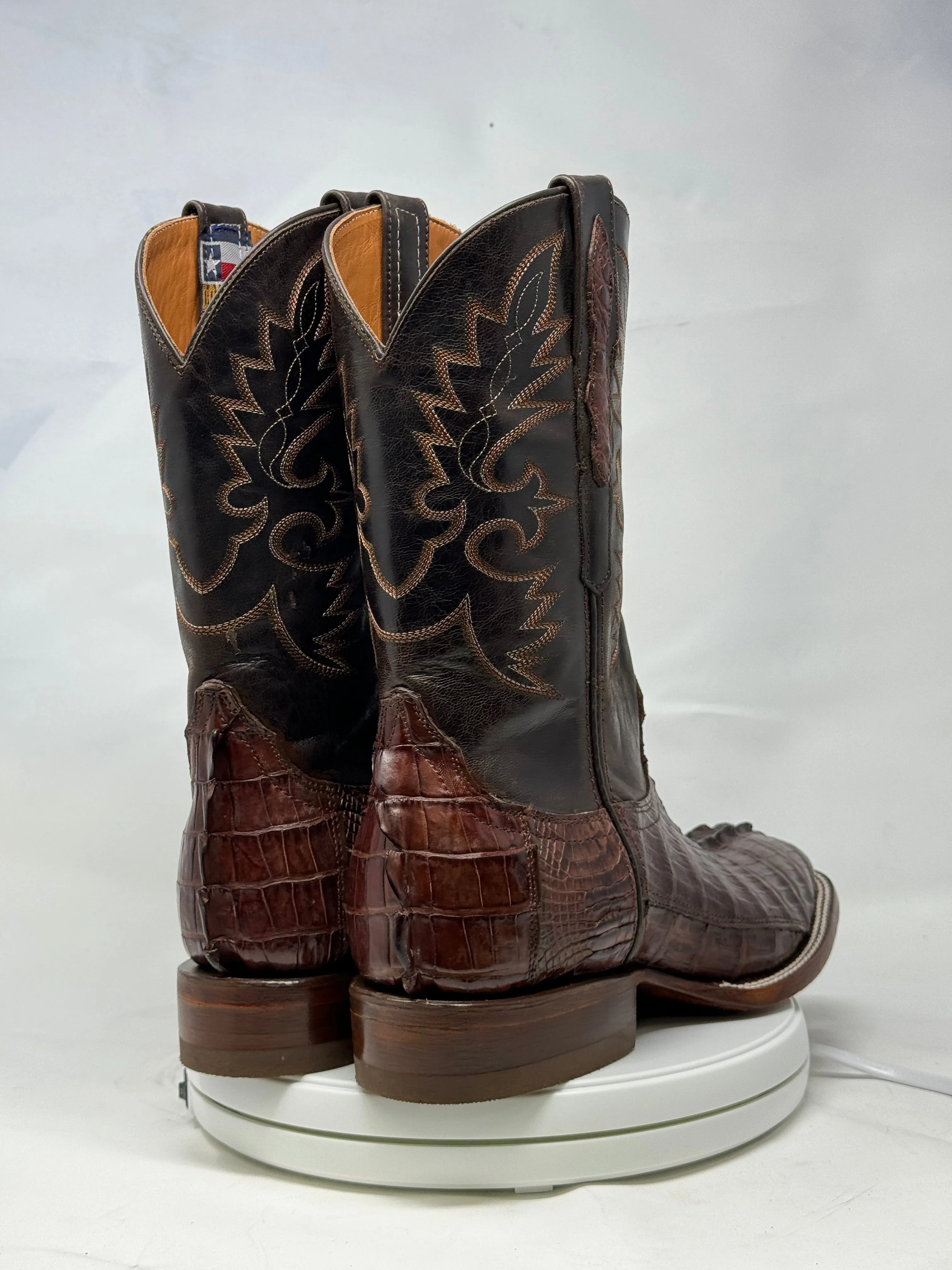 DJ2023 | Don Juan Boots Men's Caiman Tail Cigar H Toe