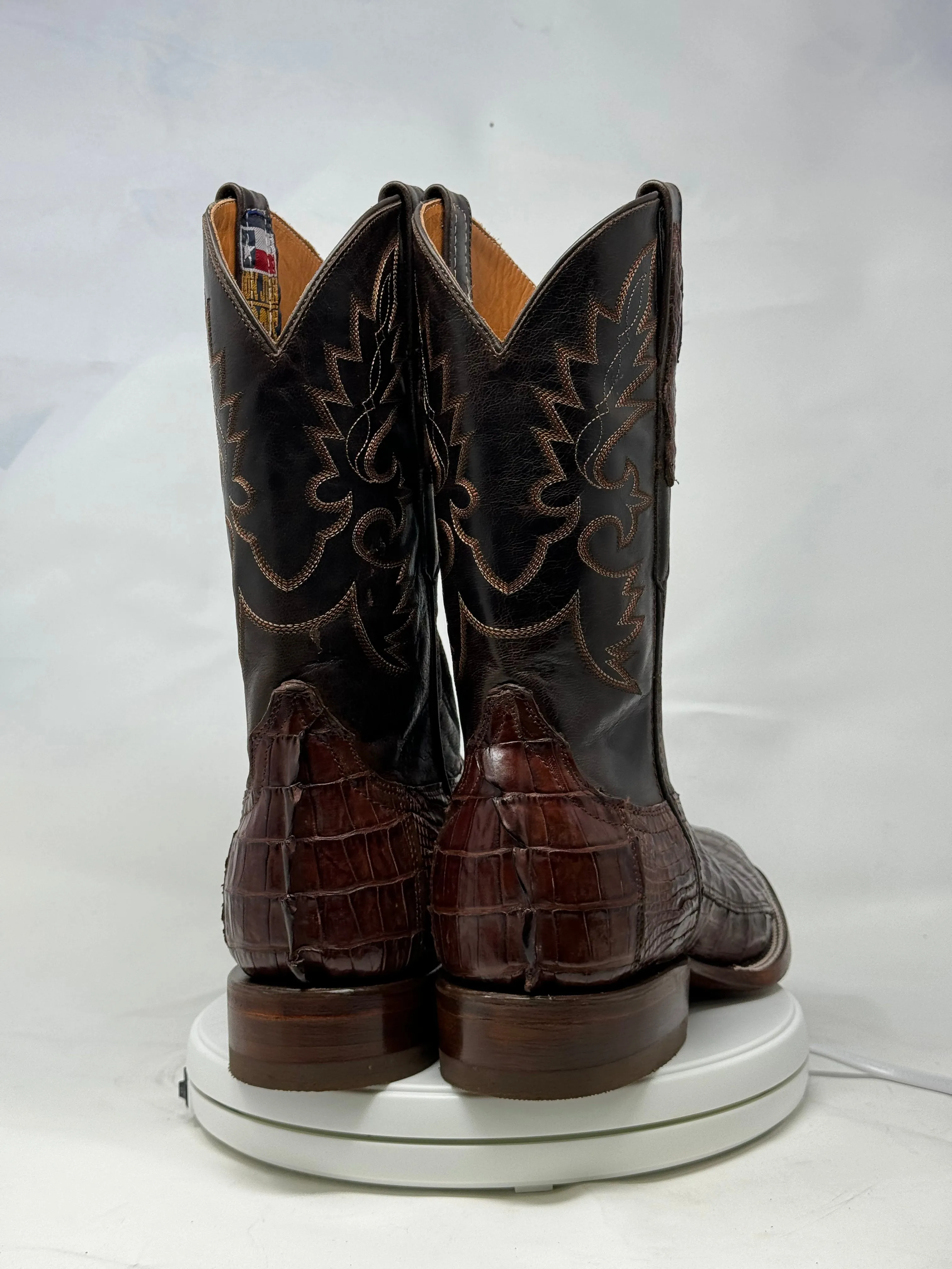 DJ2023 | Don Juan Boots Men's Caiman Tail Cigar H Toe