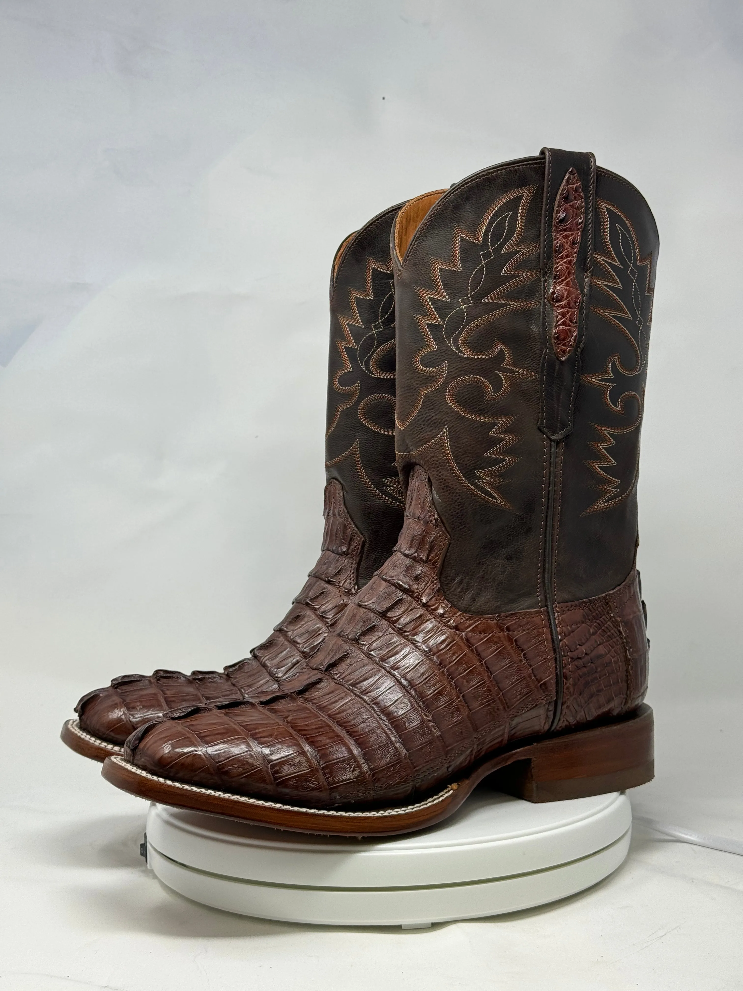 DJ2023 | Don Juan Boots Men's Caiman Tail Cigar H Toe