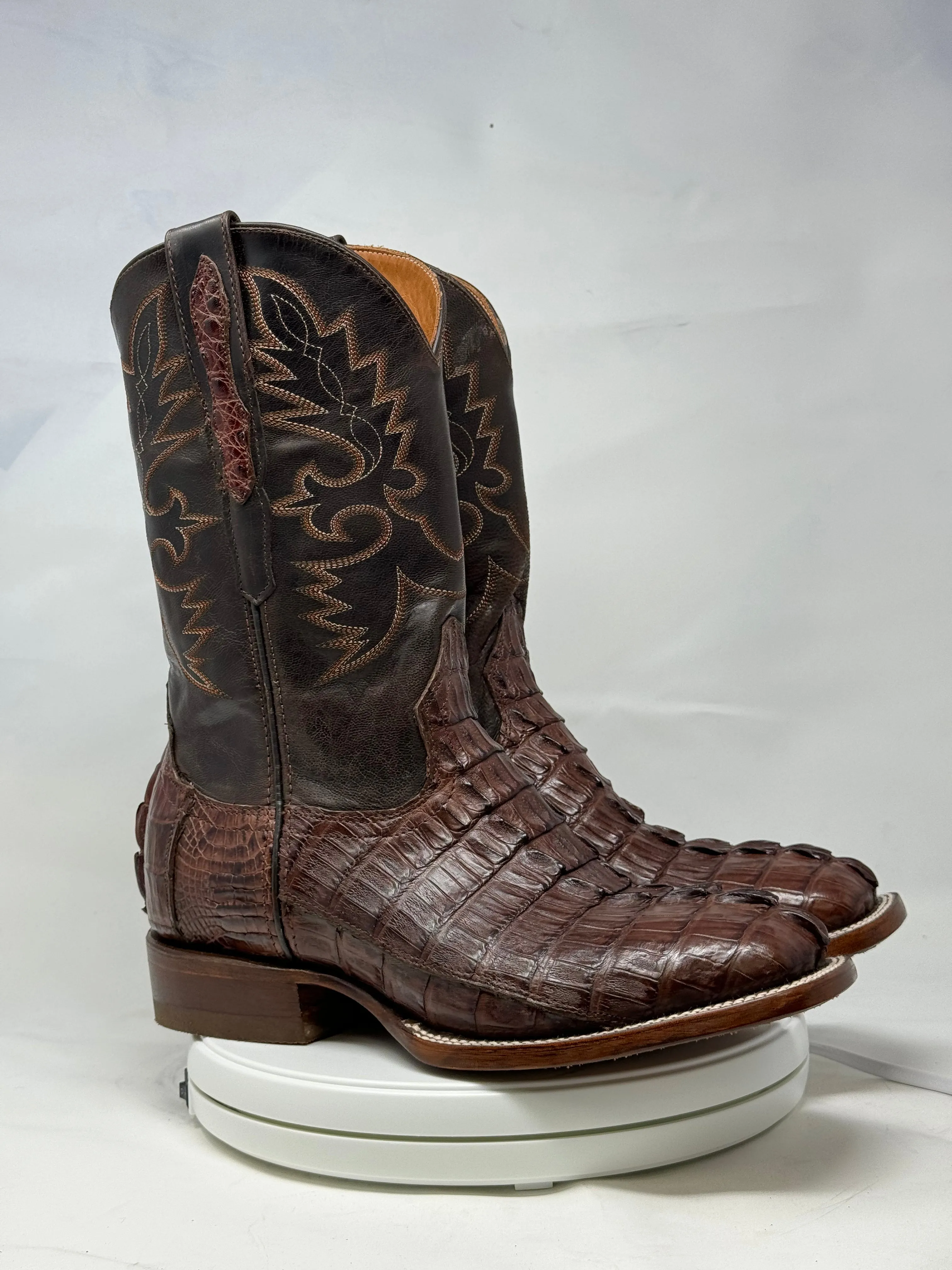 DJ2023 | Don Juan Boots Men's Caiman Tail Cigar H Toe