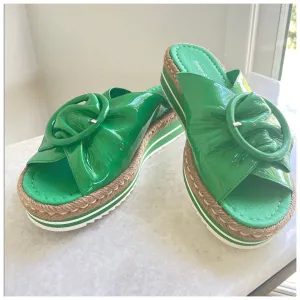 Django and Juliette - ARTURO Emerald Patent Leather