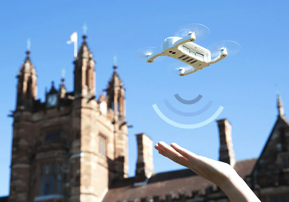Dobby Folding 4K Camera Drone - 13MP Camera, Quad Core CPU, Image Stabilization, Auto Follow, Gesture   Voice Control, GPS