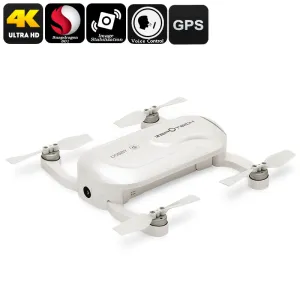 Dobby Folding 4K Camera Drone - 13MP Camera, Quad Core CPU, Image Stabilization, Auto Follow, Gesture   Voice Control, GPS