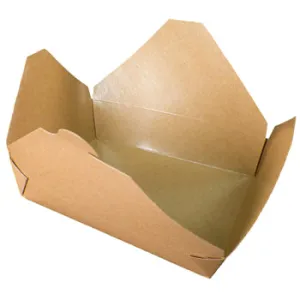 ECO TAKEOUT BOX #3 KRAFT 7.75X5.5X2.5- 200CT
