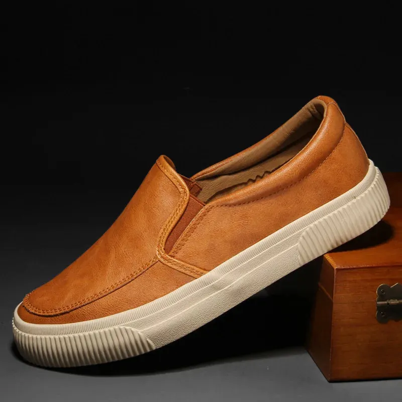 Elegant leather loafers for men