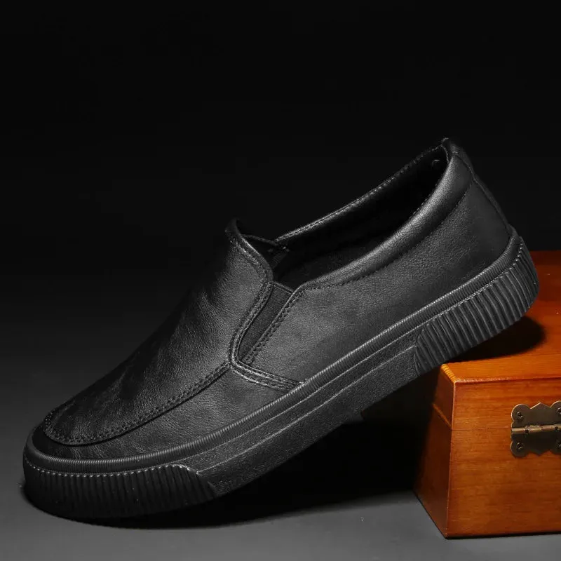 Elegant leather loafers for men