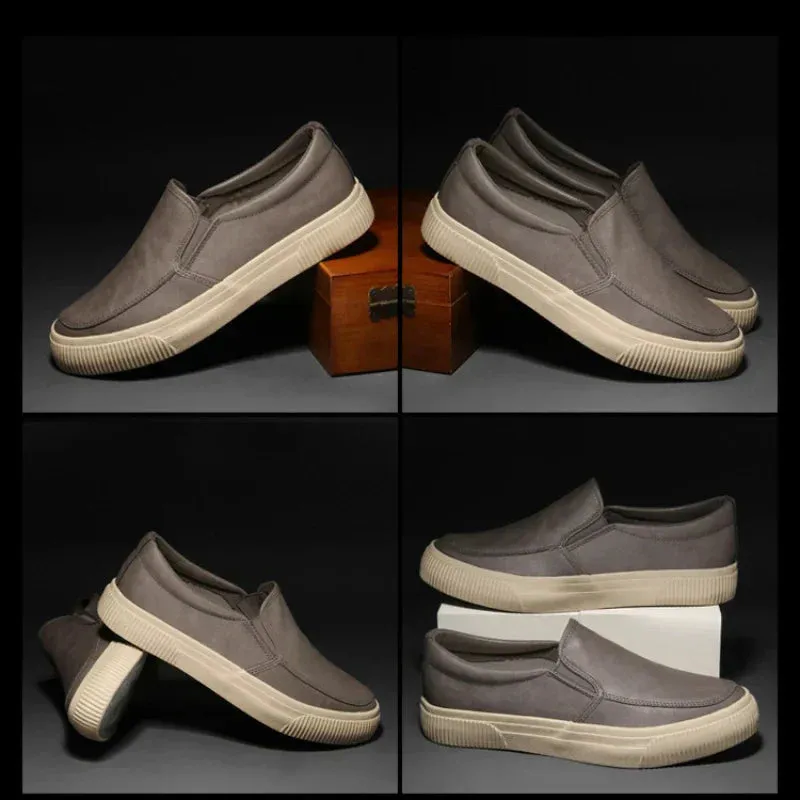 Elegant leather loafers for men