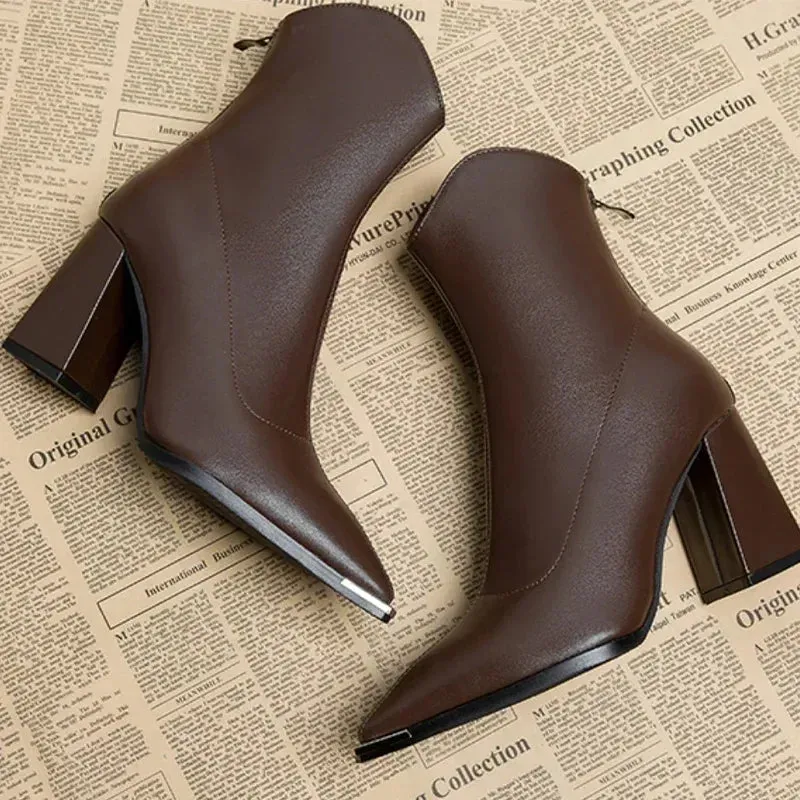 Elodie - Chrome Tip Boot
