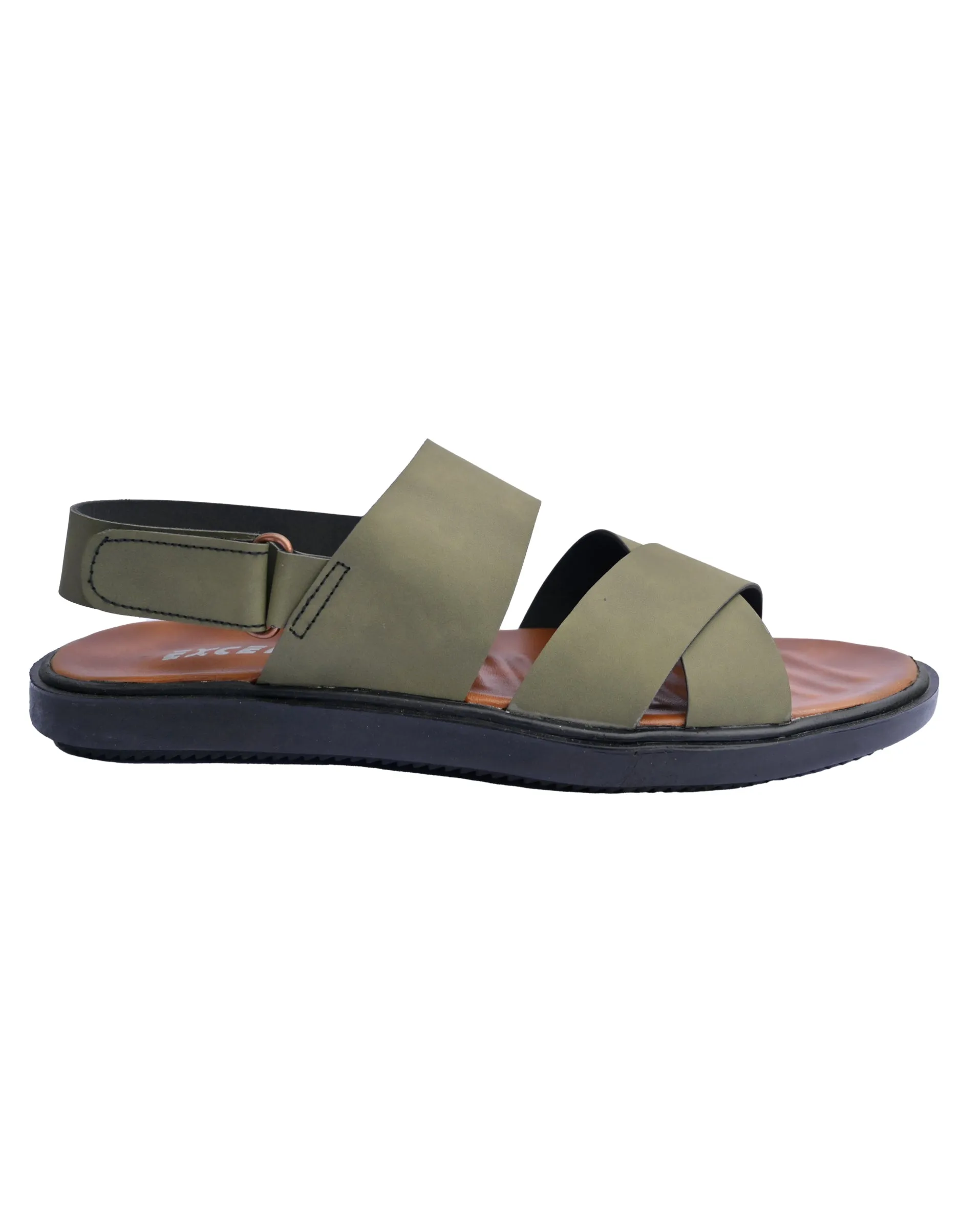 EX-9165-Green-Men Comfort Sandal