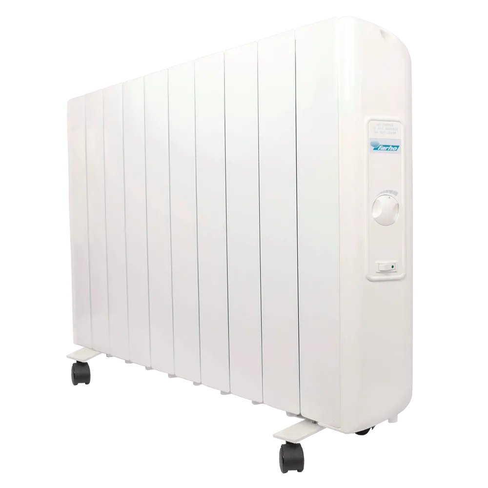 Farho ECORU10 Eco R Ultra 10 elements 1650W Low Consumption Radiator, Analogue and Portable