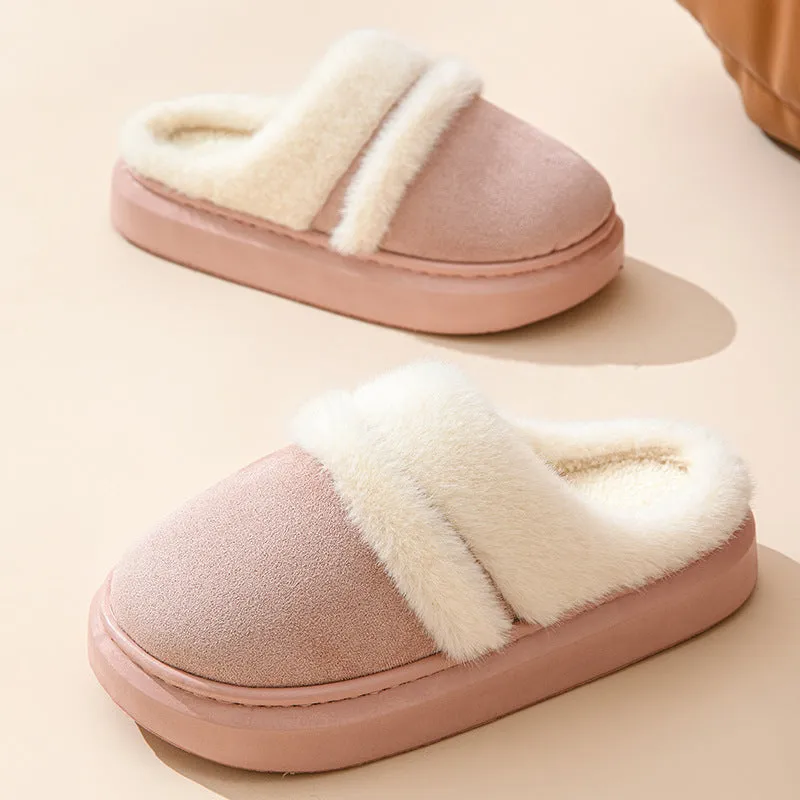 Fashion Warm Cotton Slippers For Women Leisure Slipper