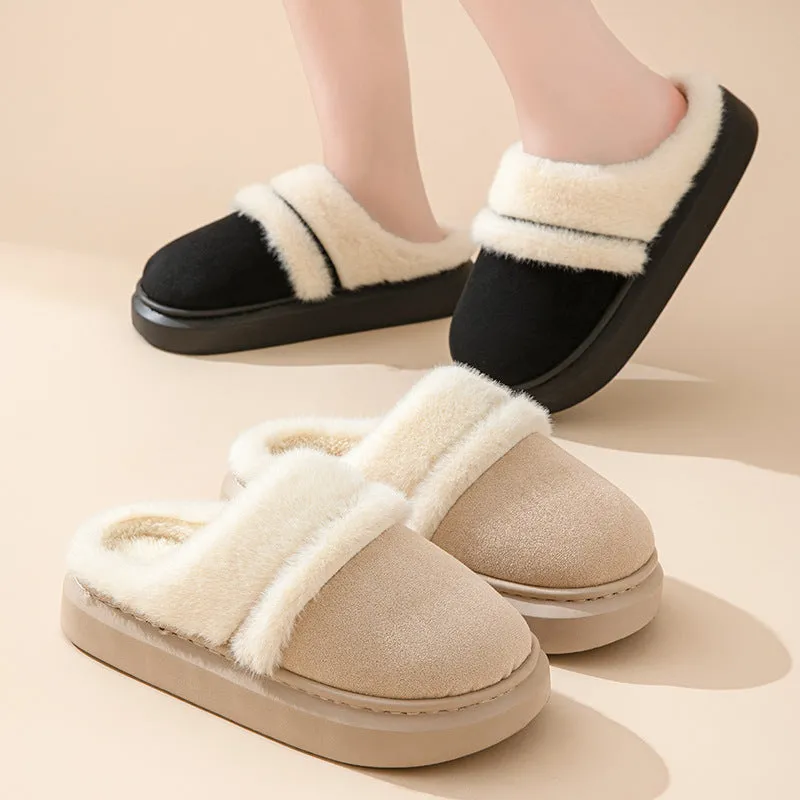 Fashion Warm Cotton Slippers For Women Leisure Slipper