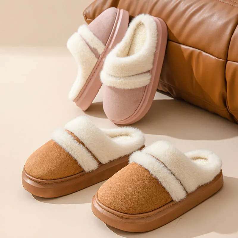 Fashion Warm Cotton Slippers For Women Leisure Slipper