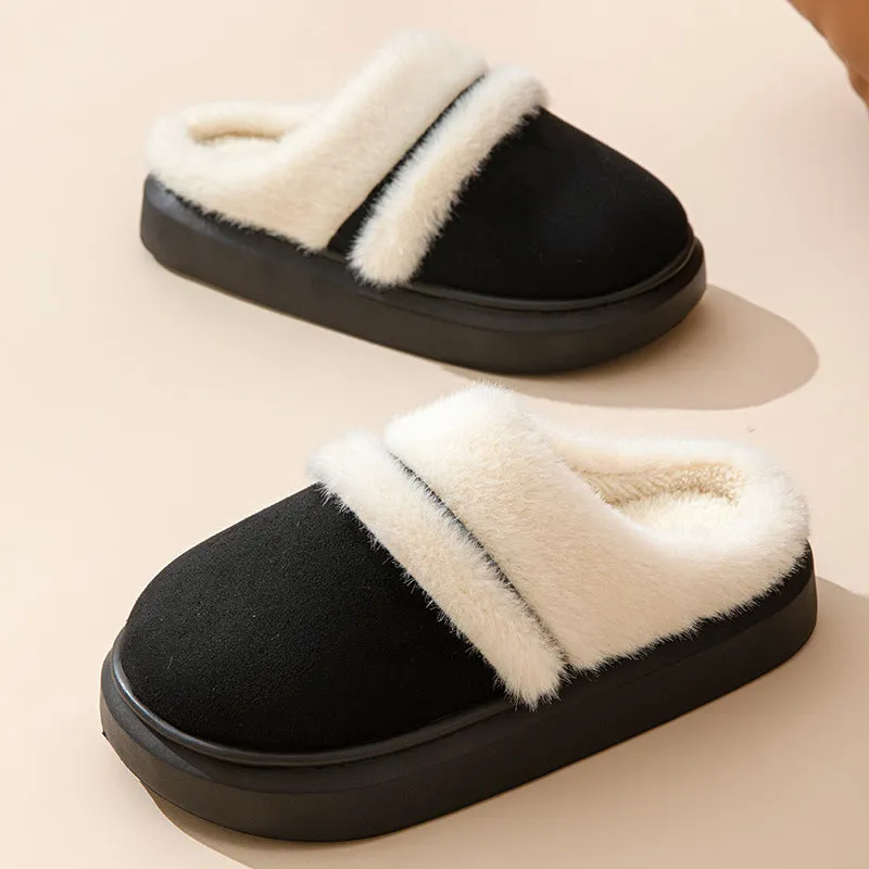 Fashion Warm Cotton Slippers For Women Leisure Slipper