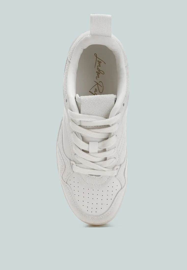 Faux Leather Casual Sneakers By MODE